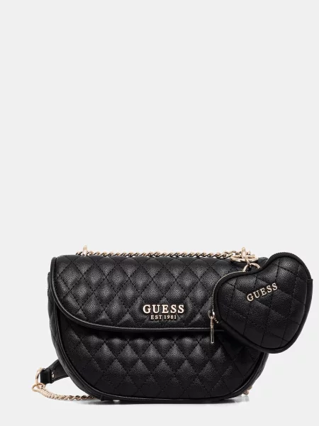 Τσάντα Guess ATABEY μαύρο