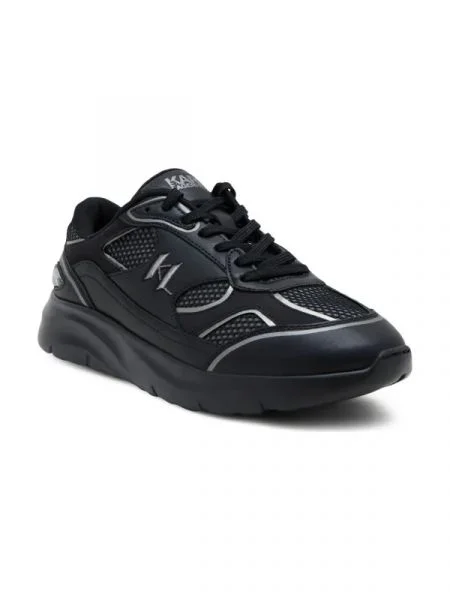 Karl Lagerfeld De piele sneakers SERGER negru