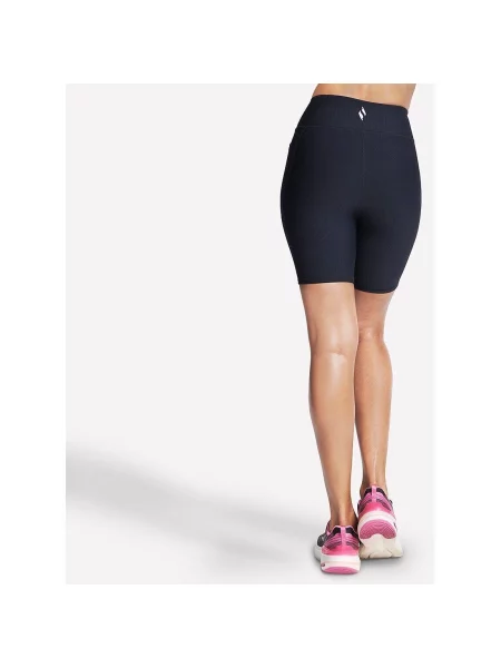 Rajstopy Skechers GO FLEX RIB High Waisted 8 Inch Bike Short czarne