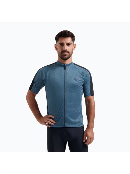 Tricou de ciclism pentru bărbați Rogelli Explore light blue albastru