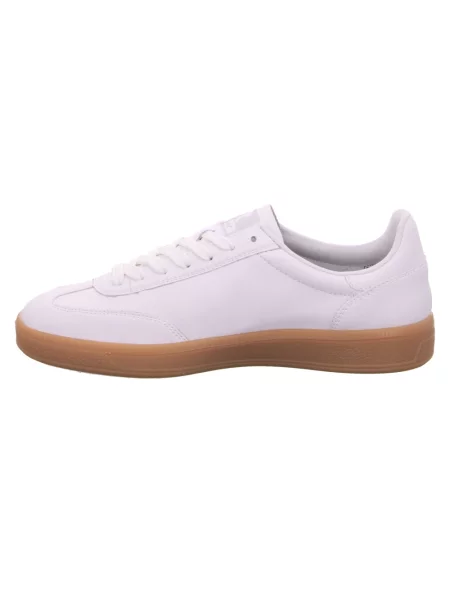 Sneakersy Rieker casual skórzane białe