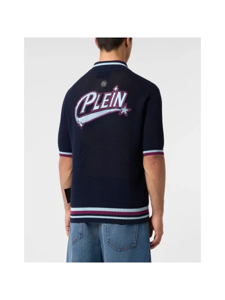 Sweter Philipp Plein niebieski