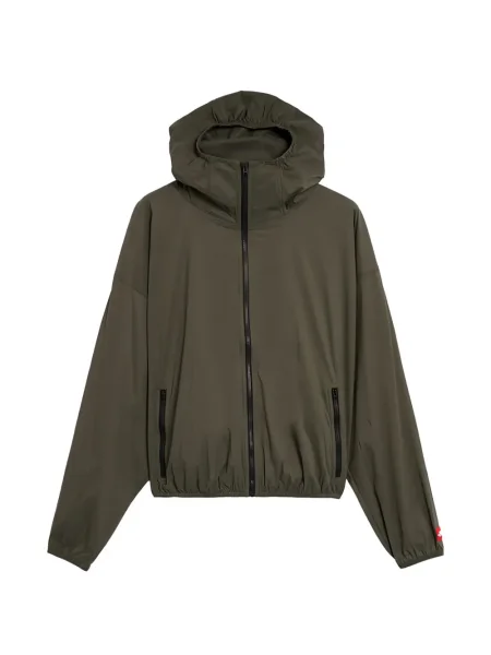 Geacă The North Face cu glugă verde