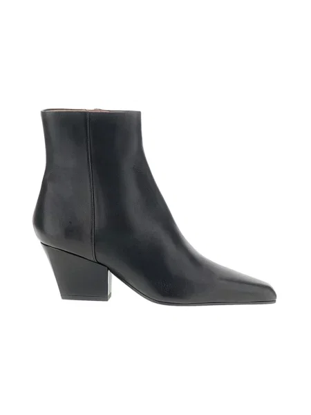 Buty do kostki Paris Texas skórzane czarne