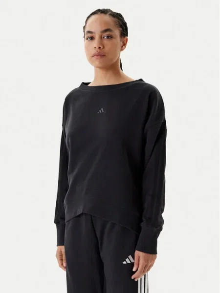 ADIDAS SPORTSWEAR Športová mikina čierna