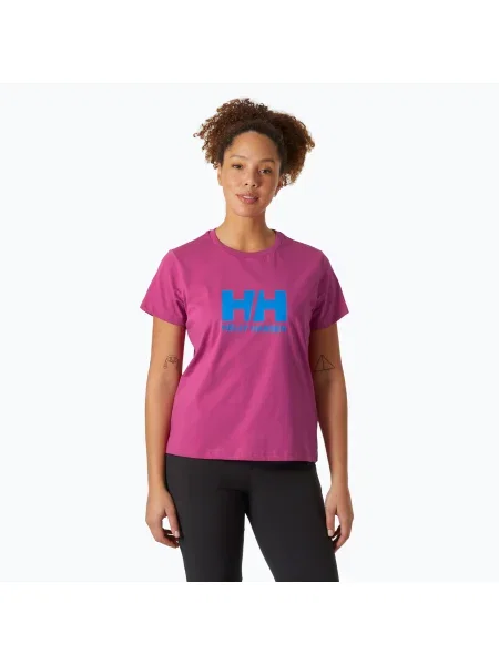 Helly Hansen női póló Logo magenta Méret: L rózsaszín