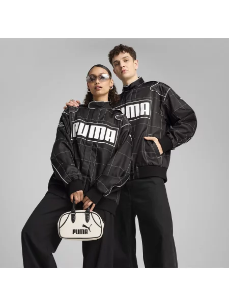 PUMA Kurtka unisex Relaxed Racer Odzież XXL czarny