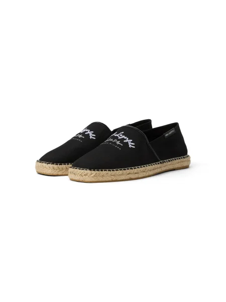 KARL LAGERFELD Espadrile črna