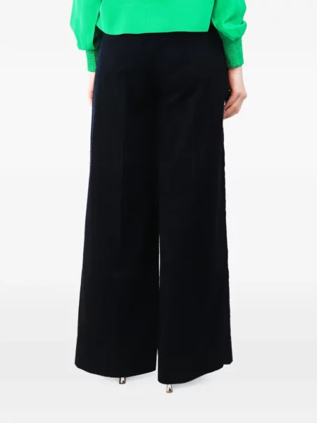 Pantaloni Me+em de catifea cord albastru