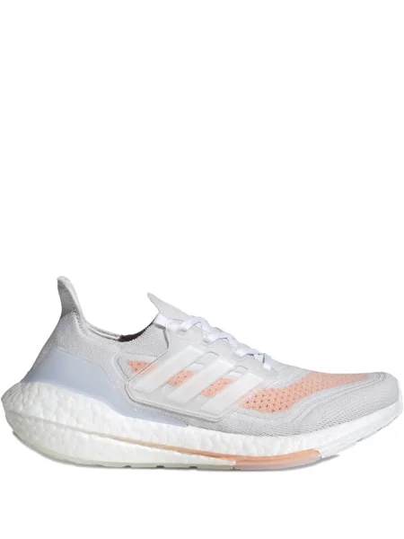 Sneakerși Adidas UltraBoost de cristal din canvas alergare alb