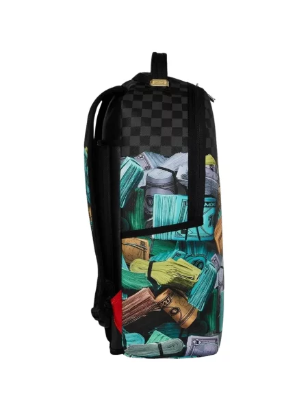 Rucsac Sprayground în carouri negru