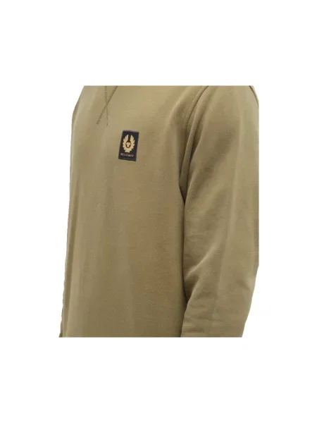 Bluza Belstaff z logo zielona