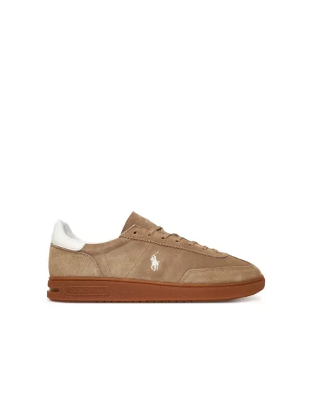 Sneakersy Ralph Lauren zamszowe brązowe