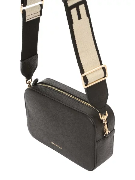 Kožni ruksak Coccinelle crna