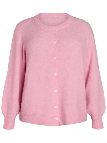 Zizzi Geacă tricotată Mvida' roz