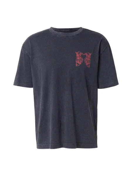 HOLLISTER Tričko LOVE červená třešeň černá