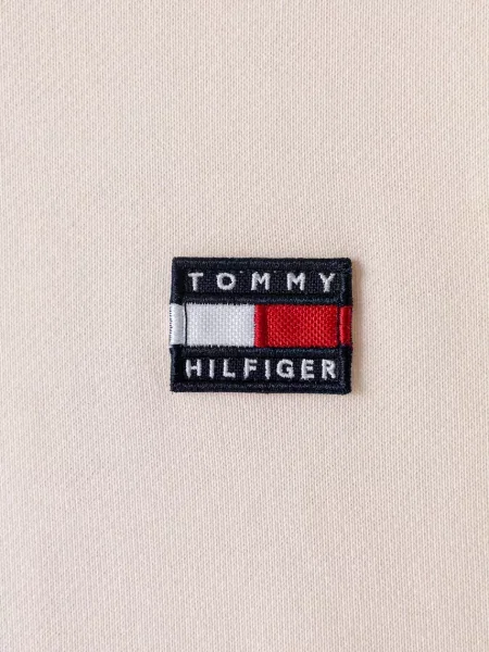 Суичър с качулка Tommy Hilfiger бежово