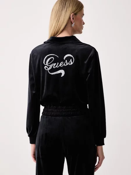 Велюровый свитер Guess