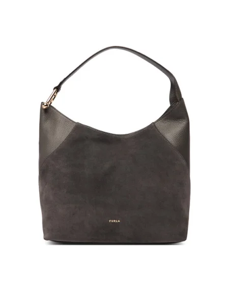 Táska Furla Lara M BG szürke