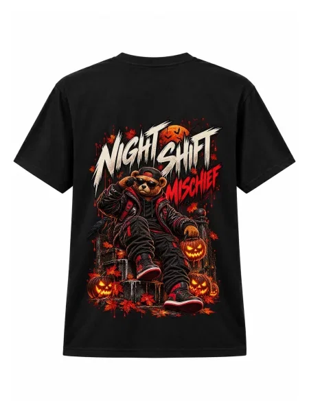 LUNØIR Studio Majica BOSS Night Shift' crna