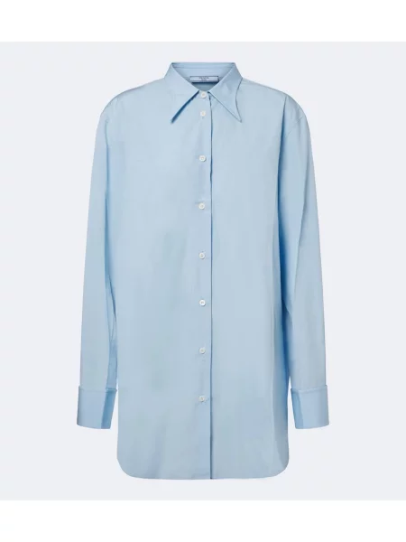 Cămașă Prada din poplin albastru