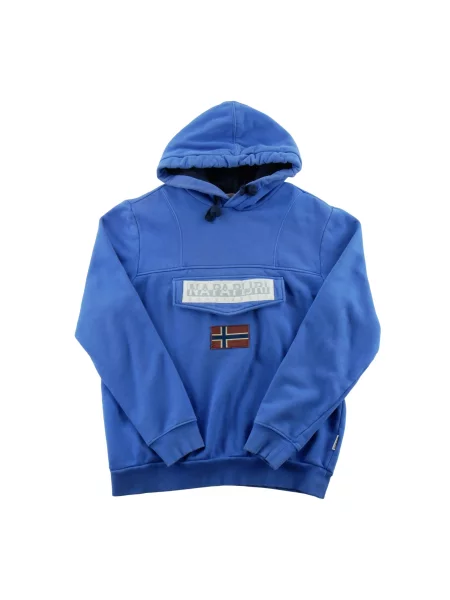 Second life Bluza z kapturem Burgee Stan bardzo dobry niebieska