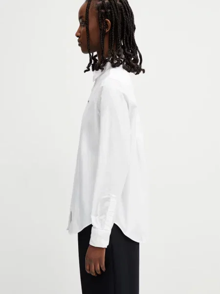 Lacoste Πουκάμισο oxford γυναικείο λευκό