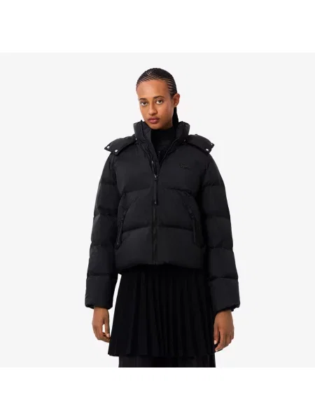 Lacoste куртка Relaxed Fit чорна