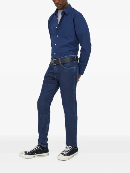 Scurt pantaloni scurți Levi's® cu broderie cu dungi alb