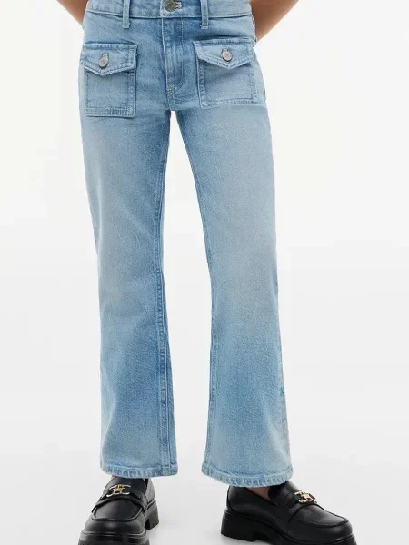 Tommy Hilfiger flare traperice za djecu FLARE plava