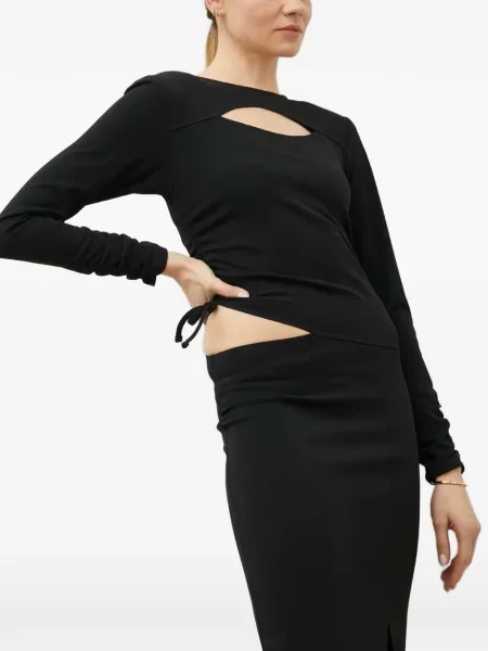 Rochie midi Gestuz până la genunchi de costum negru