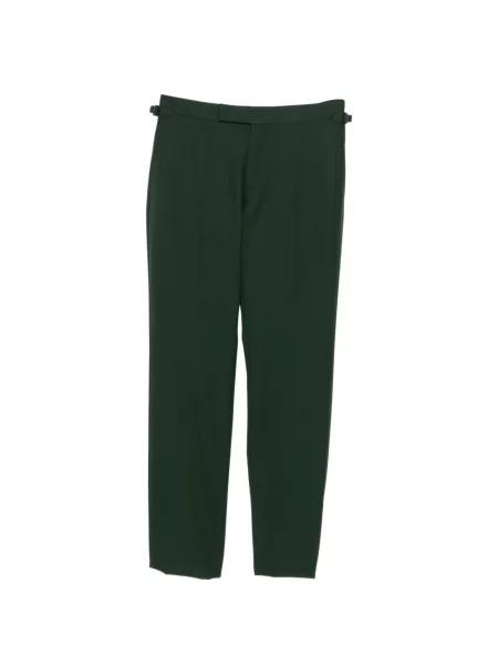 Pantaloni Tom Ford de lână verde