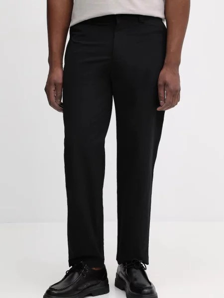 Hlače BOSS Orange Chino_ST_DS črna