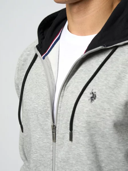 U.S. POLO ASSN. Hanorac UMOtto amestecat gri