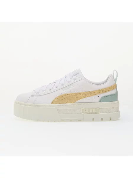 Puma pantofi Mayze Lth alb