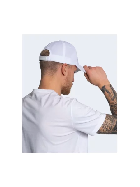Czapka z daszkiem Armani Exchange z autografem biała