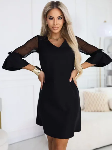 Sukienka koktajlowa Numoco czarna