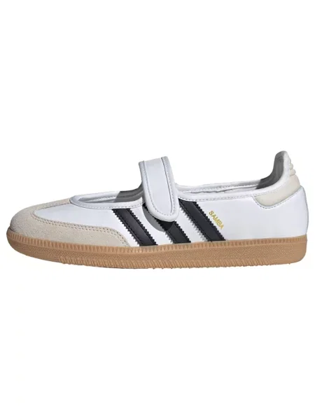 ADIDAS ORIGINALS Balerini cu curea glezna Samba negru murdar alb