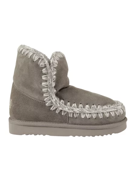 Buty do kostki Mou wełniane szare