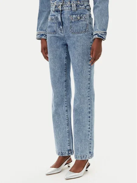 Morgan Blugi celest Bootcut Fit albastru