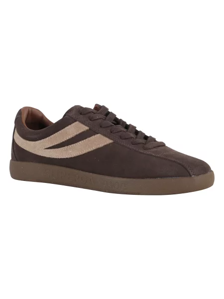 Sneakersy Superga zamszowe białe