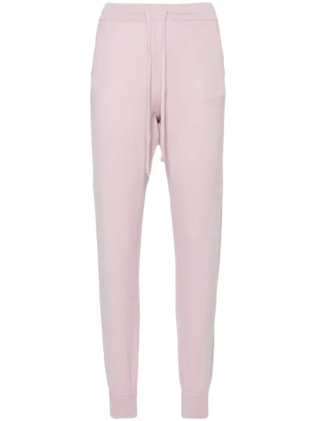 Pantaloni Teddy Cashmere din cașmir teddy violet