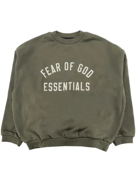 Флийс полар Fear Of God Essentials зелено