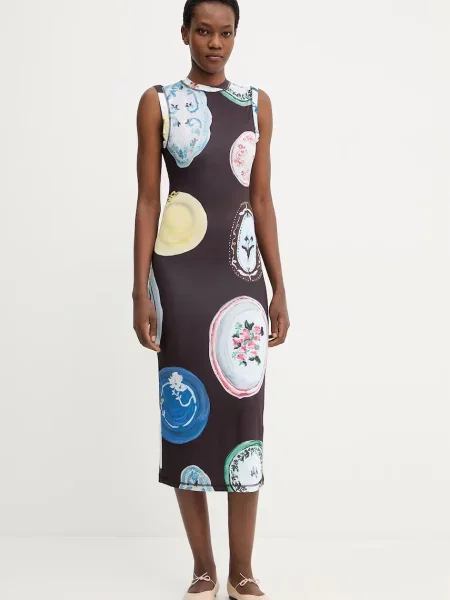 Stine Goya rochie maro