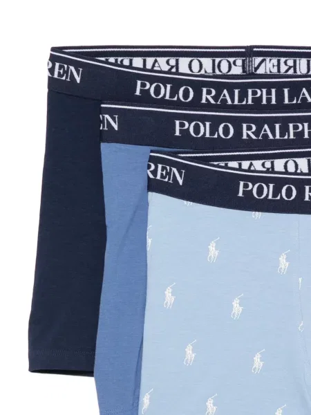 Șosete Polo Ralph Lauren cu autograf albastru