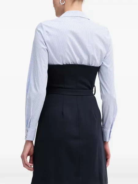 Cu centură rochie mini Morgan albastru
