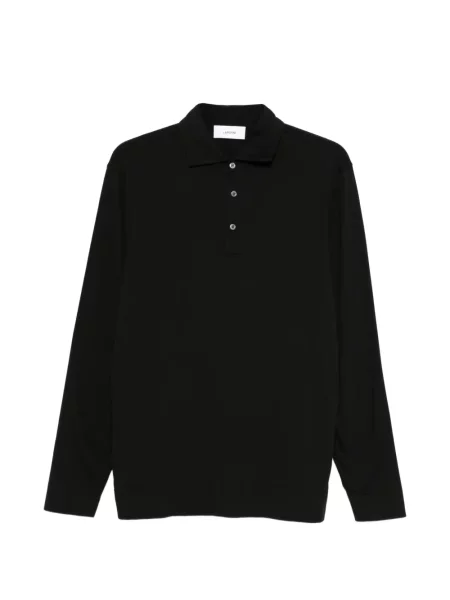 Polo Lardini lung negru