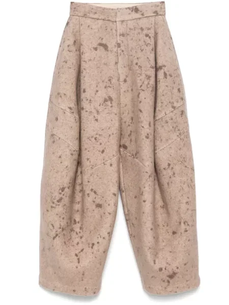 Spodnie Uma Wang brązowe