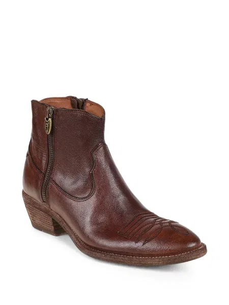 Botine Fauzian Jeunesse din piele maro
