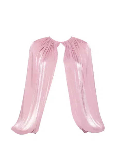 Kurtka Costarellos drapowana fioletowa